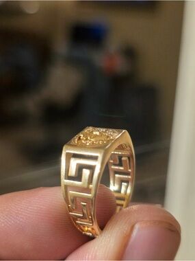 Gold Greek size 7